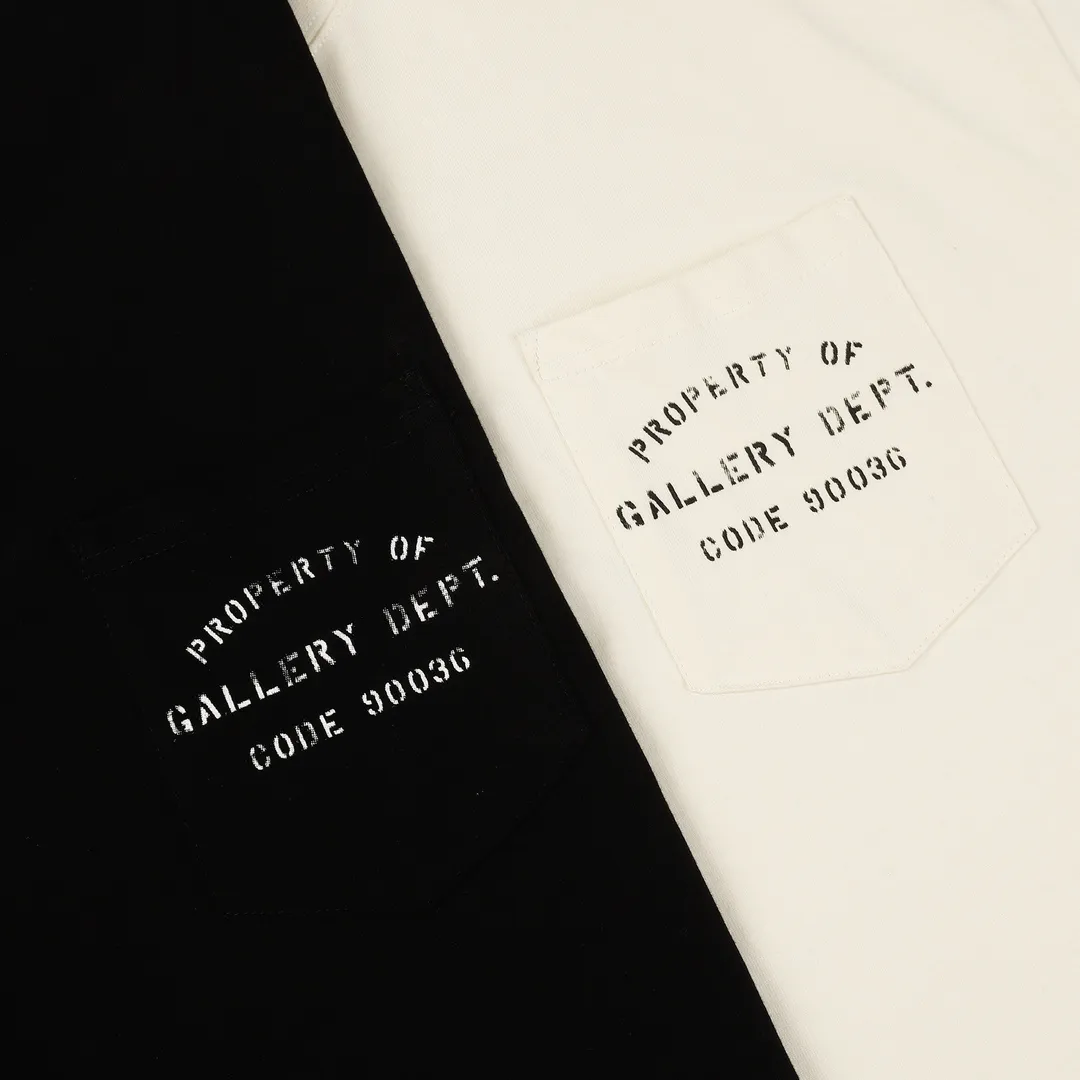 GALLERY.DEPT Summer new short-sleeved model number: D3120#P106 Color: black apricot Size: S M L XL